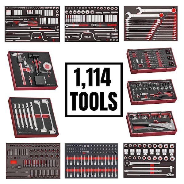 1,114 Piece Ultimate EVA Monster Mega Tool Kit Bundle (No Storage)